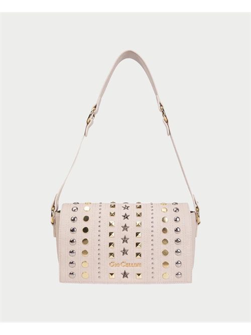 Sac Gio Cellini en éco-cuir avec clous GIO CELLINI | AA080BIANCO